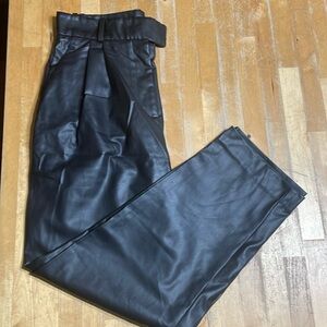 H&M vegan leather pants